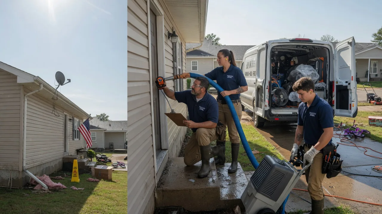 Ceiling Water Damage Restoration in Lupton City, TN near me